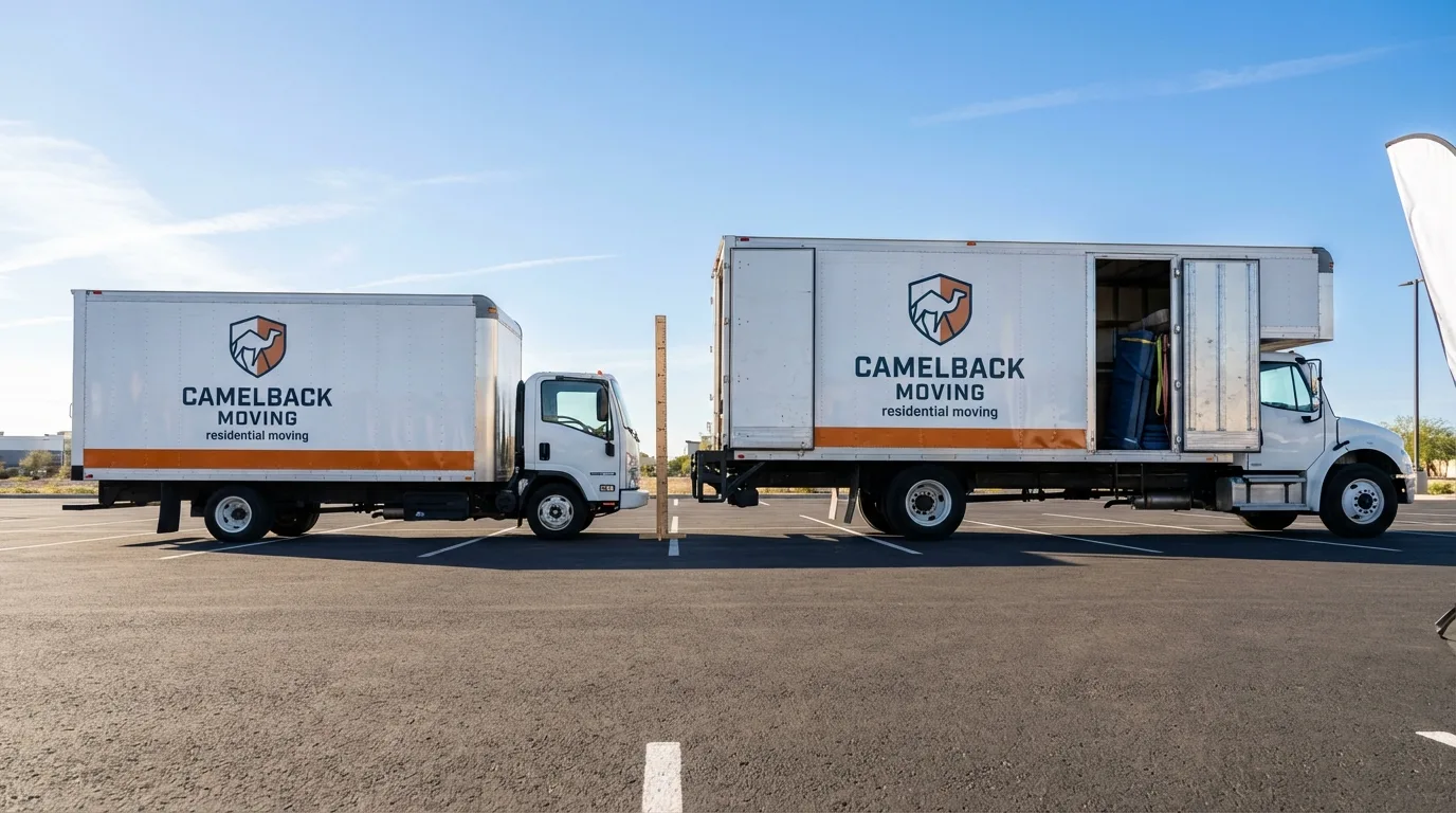 Moving truck size capacity guide in South Rockwood